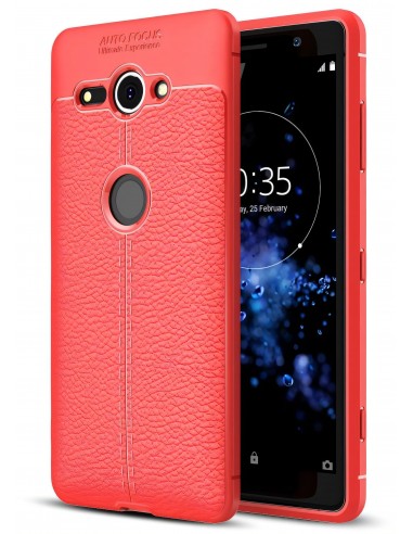 Coque silicone Xperia XZ2 Compact Litchi