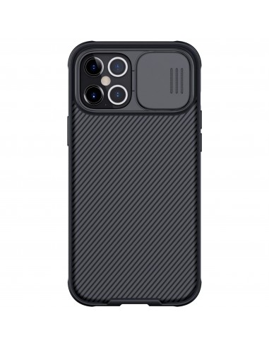 Coque antichoc iPhone 12 Pro Max avec protection camera coulissant NILLKIN - Noir