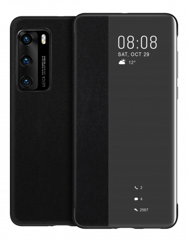 Etui Huawei P40 Original Smart View Flip Cover Noir