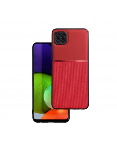 Coque Galaxy A22 5G en silicone Noble Rouge