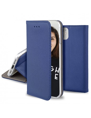 Étui Redmi Note 10 Pro Folio Magnetique JAYM Bleu