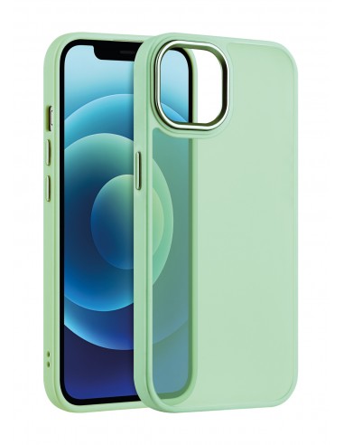 Coque antichoc iPhone 16 Plus Satin Matte Vert clair