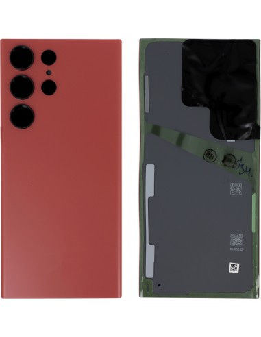 Vitre arrière adaptable Galaxy S23 Ultra Rouge